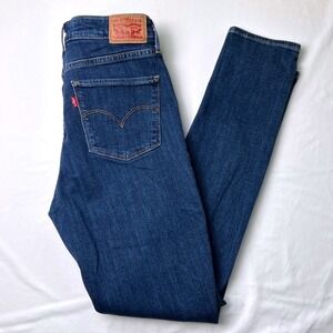 Levi's Womens 721 High Rise Skinny Jeans Size 29/8 Distressed Classic Streetwear